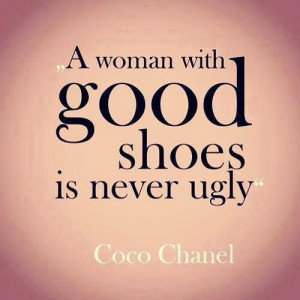 Coco Chanel - About shoes