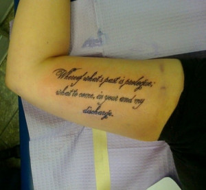 whereof whats past is prologue; what to come, in your and my ...