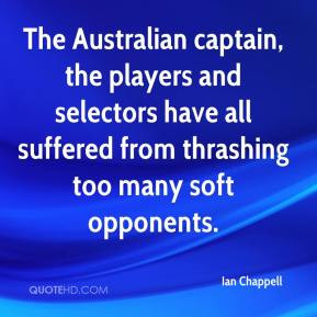 ... selectors have all suffered from thrashing too many soft opponents