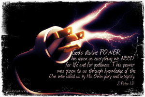 Blessings Quotes and Christian Sayings: God's divine POWER has given ...