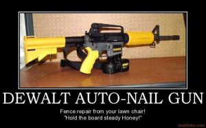 Dewalt auto-nail gun.