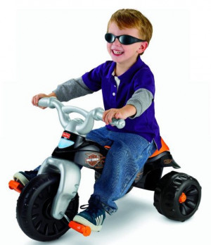 What are Harley riders doing?