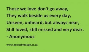 loved one passed Away Quotes | QuotesAbout Missing Someone Who Died ...