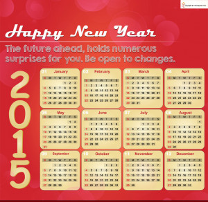 Desktop Calendars 2015