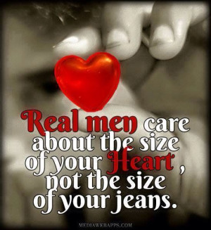 Size doesn't matter. Women can be beautiful in so many ways.