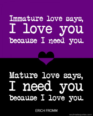 Soulmate Quote - Erich Fromm