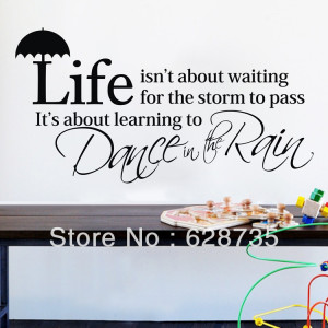 ebay-hot-inspiring-sayings-life-is-about-waiting-for-the-storm-to-pass ...