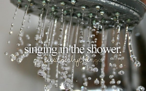 Search results for singing in the shower