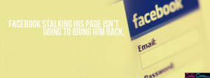 Quotes About Facebook Stalking