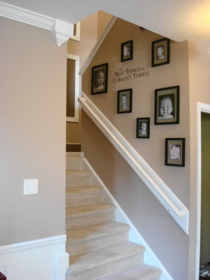 ... Quotes Wall Stickers Decals and Wall Art Pictures in Modern Staircase