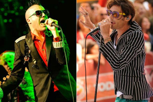 Tyler Glenn of Neon Trees and Tyson Ritter of All-American Rejects