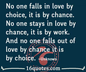 about change and love love quotes stays work falls choice chance