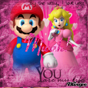 Happy Valentines Peach And