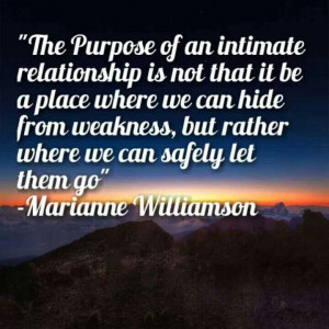 The purpose of an intimate relationship