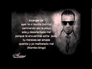 que cancion es la mas famosa de arcangel la maravilla?
