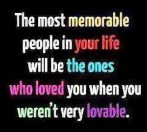 The most memorable people...