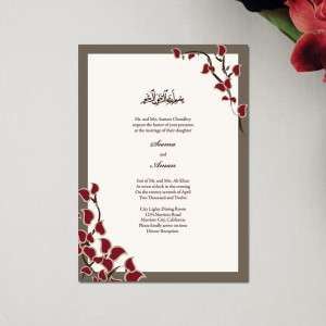 ... islamic wedding invitations islamic marriage quotes for wedding cards