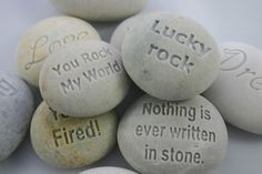 Words Written in Stone...