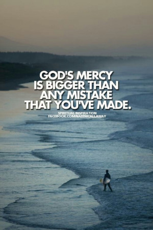 God's wonderful mercy