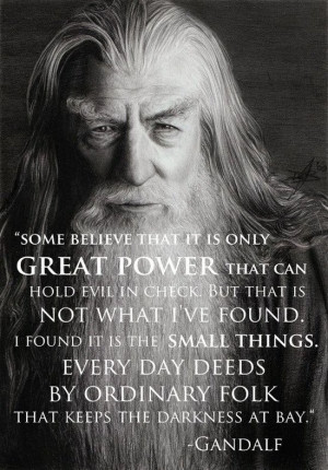 Gandalf the Great! Quote on canvas! 1 of my fav moview quotes ever!