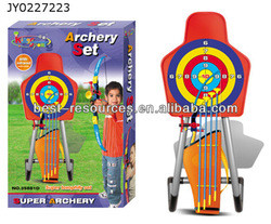 funny archery set/plastic arrow&bow toys/crossbow set for kids