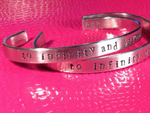 To Infinity and Beyond - Set of Two Bracelets - BFF Gift