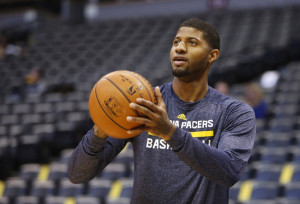Dec 20, 2014; Denver, CO, USA; Indiana Pacers forward Paul George (13 ...