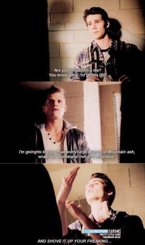 Description: Teen Wolf- Stiles. The Twins. Aiden And Ethan