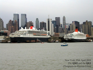 The Queen Mary Berthed Pier