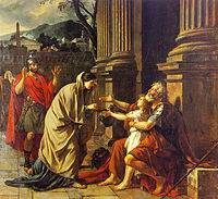 Belisario chiede l'elemosina (Jacques-Louis David, 1781)