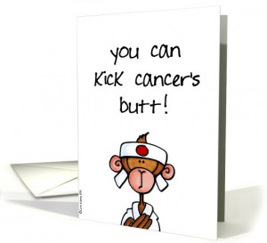 you can kick cancer's butt! card (166083)