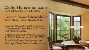 Honolulu Cabinet Repairs Free Quotes Oah-Handyman-Hawaii http://www ...