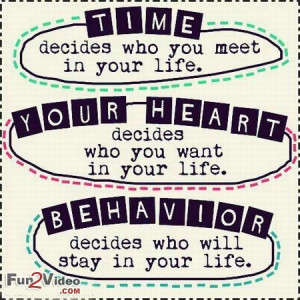 Time Decides Life Quote