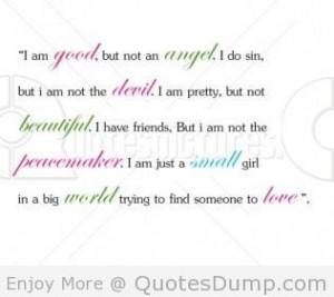 Am Good, But Not An Angel, I Do Sin, But I Am Not The Devil, I Am ...