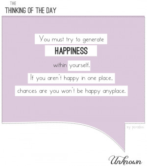 Finding Happiness Within Yourself Quotes Happiness within yourself.
