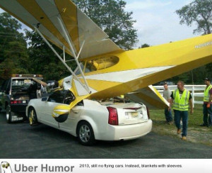 Plane crash lands on my friends car, fortunately no one was hurt.