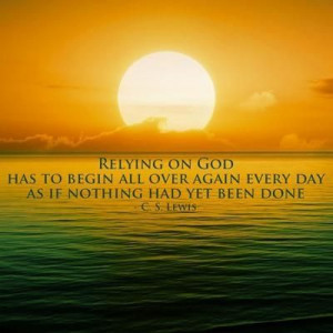 Relying on God