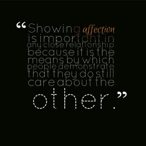 Affection quote