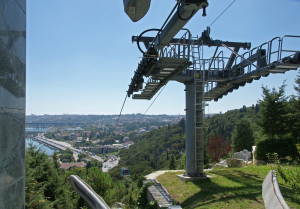 Cable car from Pierre Loti Hill to Eyup