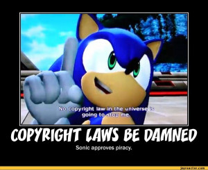 copyright laws be damned sonic approves piracy / sonic :: copyright ...