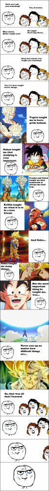 Funny photos funny Dragon Ball Z rage comic faces