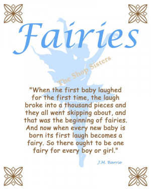 Fairies Silhouette Peter Pan Quote Print Wall art 8 x 10 fairy FREE ...