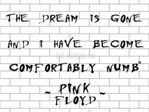 Numb. Is still a feeling....right?