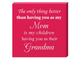 Thing Better Canvas- Mother's Day gift, you as a mom canvas, grandma ...