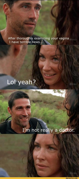 ... ,,funny pictures,auto,lost,jack shephard,kate austen,doctor,vagina