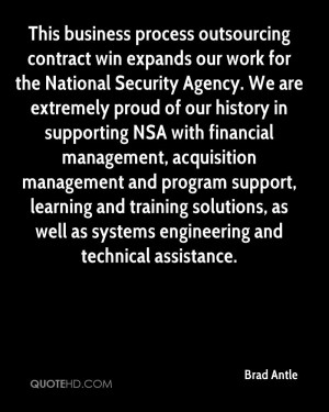 This business process outsourcing contract win expands our work for ...
