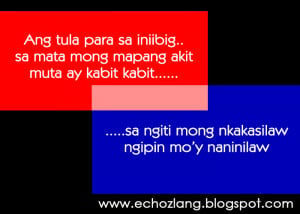 Ang tula para sa iniibig - mga pampakilig moments with your love