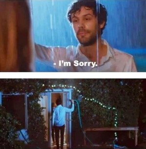 Romantic apology - haha this guy deserves a medal jajajaja