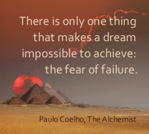 Paulo Coelho The Alchemist The secret of life is to fall seven times ...