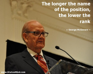 Go Back > Gallery For > George Mcgovern Quotes